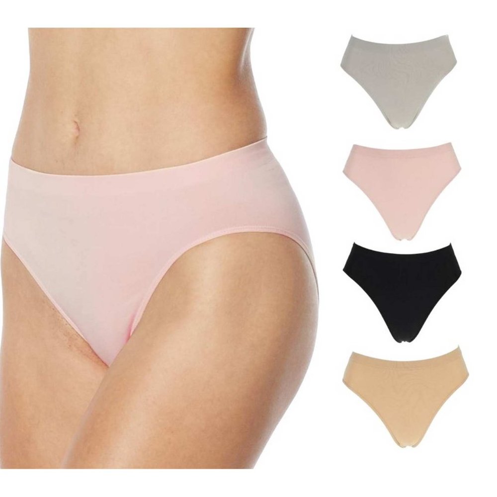 Rhonda Shear "Ahh" Seamless Brief 4-pack 1X
